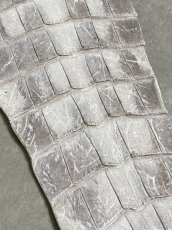 画像4: ヒマラヤクロコダイル　ナチュラル　尻尾　ワニ革　ナイルクロコダイル　クロコダイル革　エキゾチックレザー　 (4)