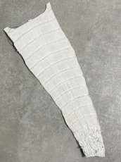 画像7: ヒマラヤクロコダイル　ナチュラル　尻尾　ワニ革　ナイルクロコダイル　クロコダイル革　エキゾチックレザー　 (7)