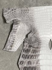 画像2: ヒマラヤクロコダイル　ナチュラル　尻尾　ワニ革　ナイルクロコダイル　クロコダイル革　エキゾチックレザー　 (2)