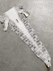 画像1: ヒマラヤクロコダイル　ナチュラル　尻尾　ワニ革　ナイルクロコダイル　クロコダイル革　エキゾチックレザー　 (1)