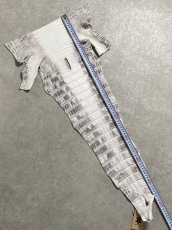 画像6: ヒマラヤクロコダイル　ナチュラル　尻尾　ワニ革　ナイルクロコダイル　クロコダイル革　エキゾチックレザー　 (6)