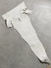 画像8: ヒマラヤクロコダイル　ナチュラル　尻尾　ワニ革　ナイルクロコダイル　クロコダイル革　エキゾチックレザー　 (8)