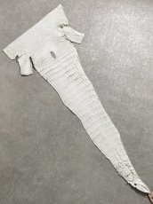 画像8: ヒマラヤクロコダイル　ナチュラル　尻尾　ワニ革　ナイルクロコダイル　クロコダイル革　エキゾチックレザー　 (8)