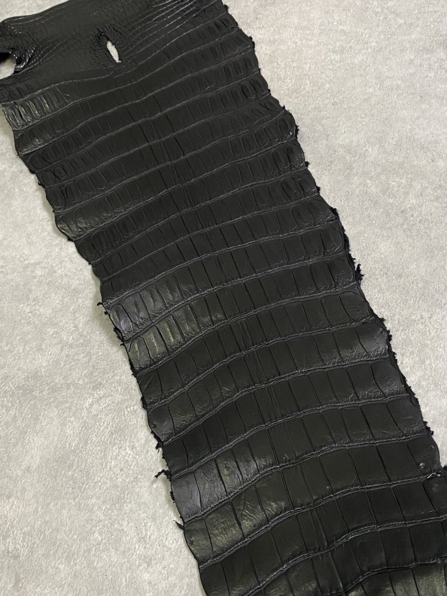 画像6: スモールクロコ（ポロサス） 尻尾　ブラック　 (6)