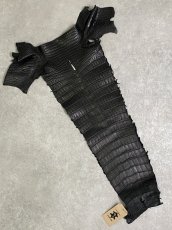 画像1: スモールクロコ（ポロサス） 尻尾　ブラック　 (1)