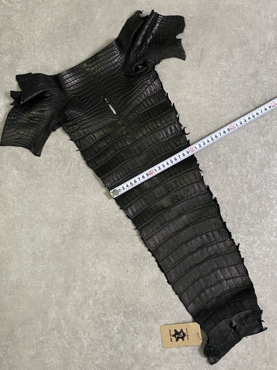 画像8: スモールクロコ（ポロサス） 尻尾　ブラック　 (8)