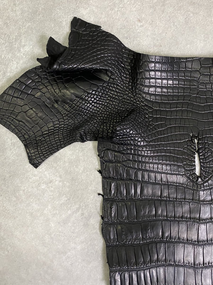 画像2: スモールクロコ（ポロサス） 尻尾　ブラック　 (2)