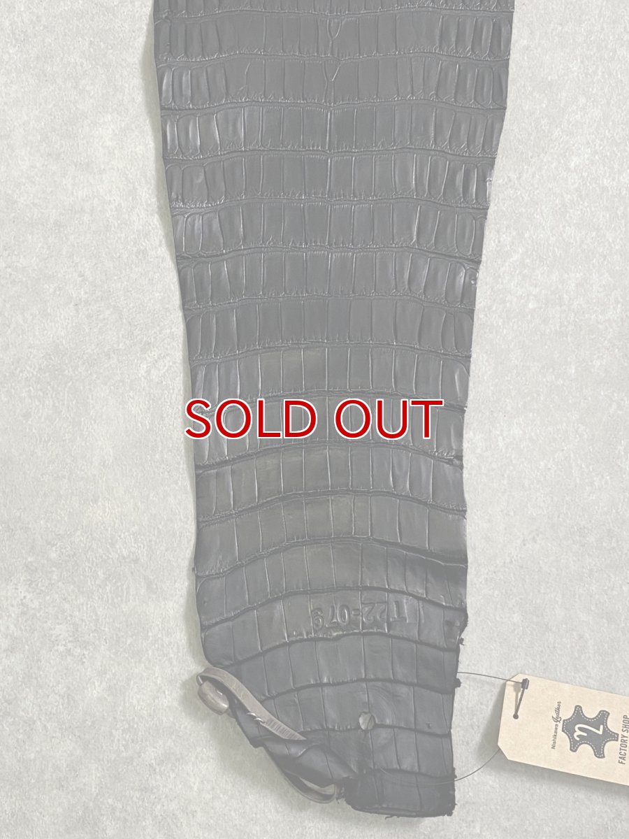 画像4: スモールクロコ（ポロサス） 尻尾　ブラック　 (4)