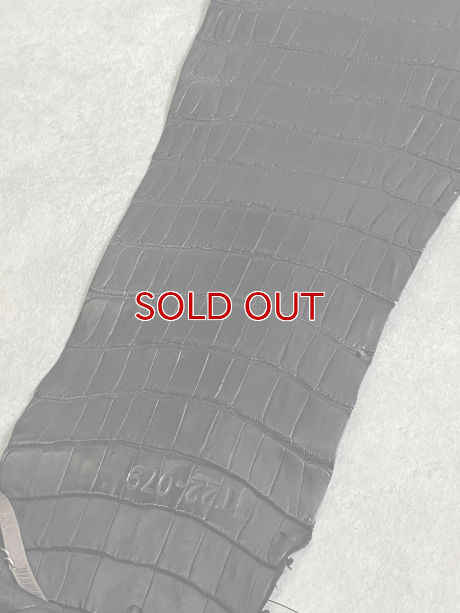 画像6: スモールクロコ（ポロサス） 尻尾　ブラック　 (6)