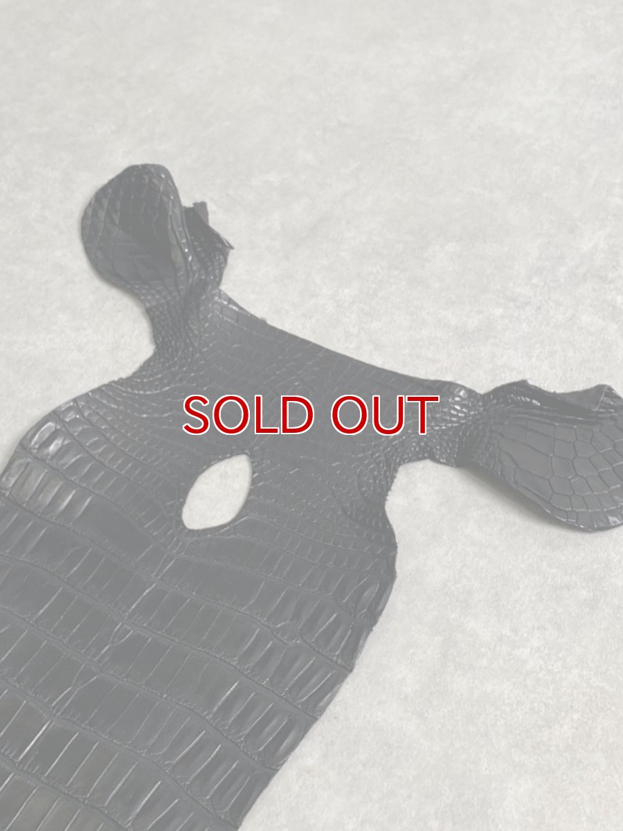 画像5: スモールクロコ（ポロサス） 尻尾　ブラック　 (5)