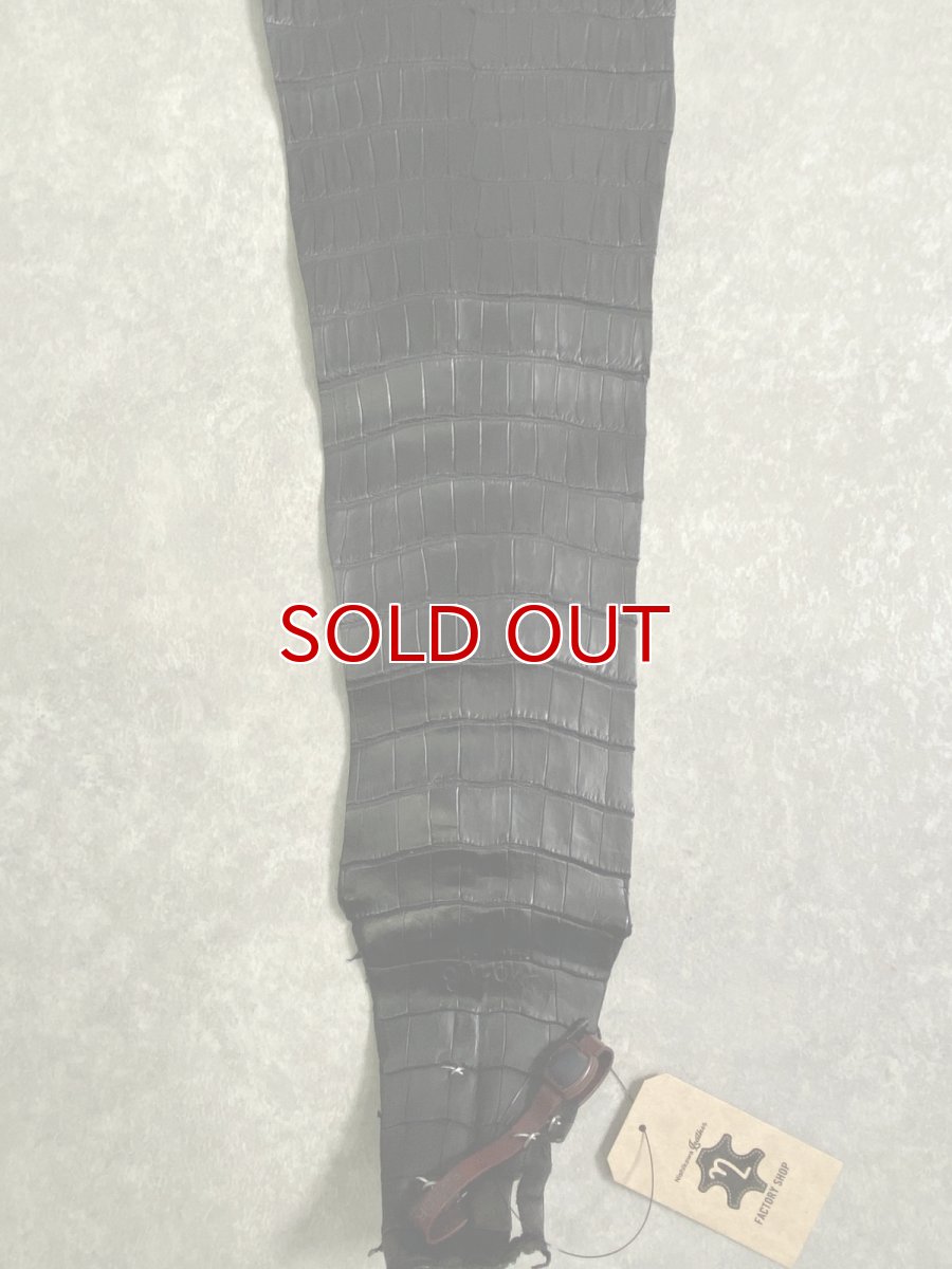 画像6: スモールクロコ（ポロサス） 尻尾　ブラック　 (6)