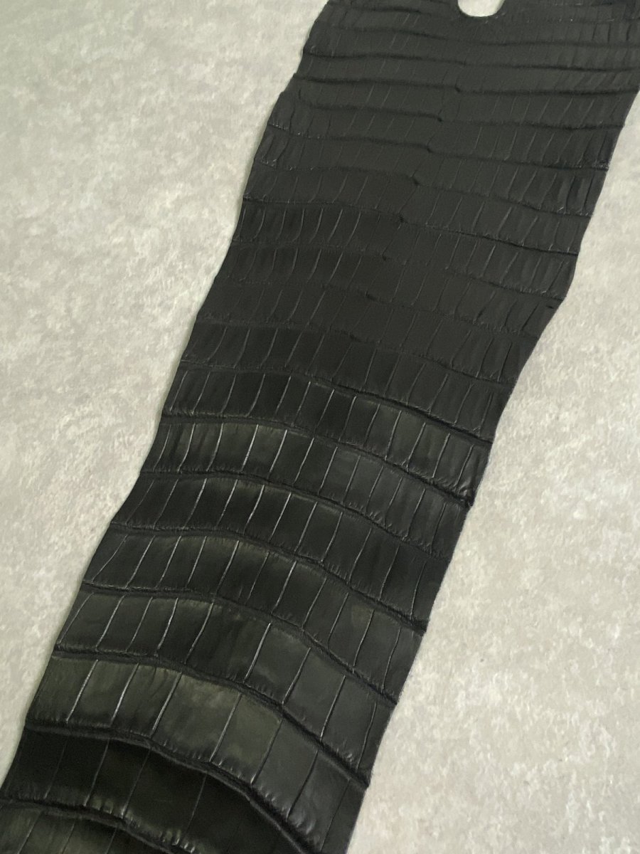 画像3: スモールクロコ（ポロサス） 尻尾　ブラック　 (3)