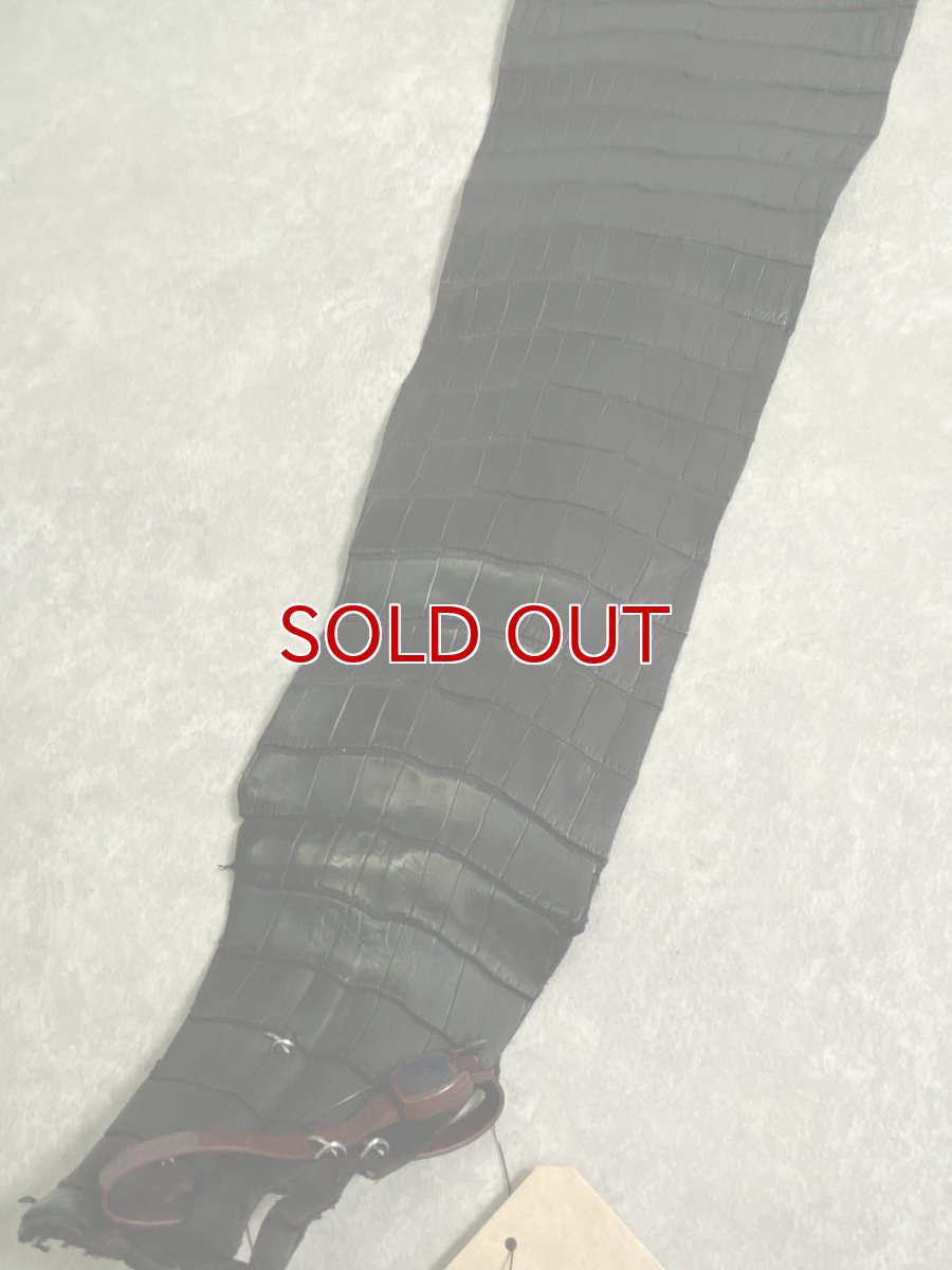 画像4: スモールクロコ（ポロサス） 尻尾　ブラック　 (4)