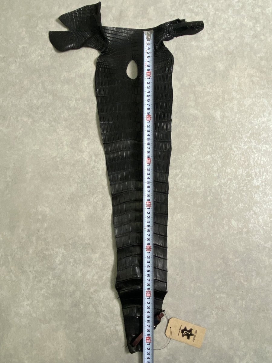 画像7: スモールクロコ（ポロサス） 尻尾　ブラック　 (7)