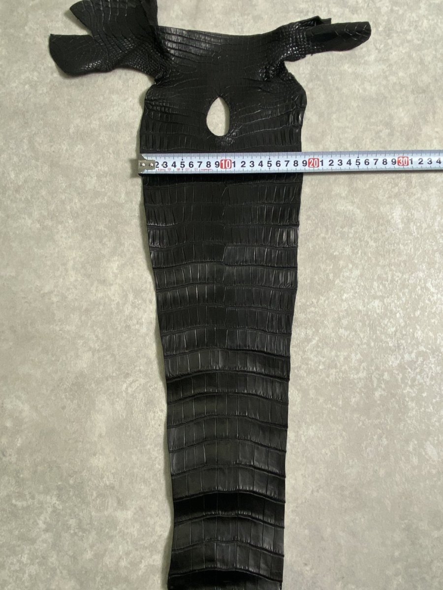 画像8: スモールクロコ（ポロサス） 尻尾　ブラック　 (8)