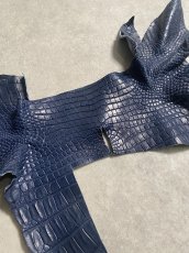 画像3: クロコダイル　ハギレ　エキゾチックレザー (3)