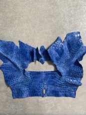 画像1: クロコダイル　ハギレ　エキゾチックレザー (1)