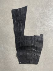 画像1: クロコダイル　ハギレ　エキゾチックレザー (1)
