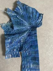 画像4: クロコダイル　はぎれ　エキゾチックレザー (4)