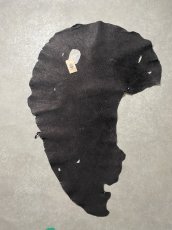 画像1: 【お客様専用品】エレファントレザー　ブラック　ゾウ革　象革　耳　ミミ (1)