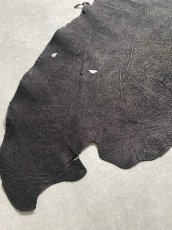 画像7: 【お客様専用品】エレファントレザー　ブラック　ゾウ革　象革　耳　ミミ (7)