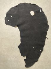 画像8: 【お客様専用品】エレファントレザー　ブラック　ゾウ革　象革　耳　ミミ (8)