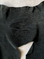 画像5: エレファントレザー　ブラック　ゾウ革　象革 (5)