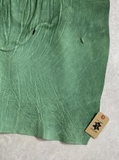 画像5: エレファント　グリーン　ゾウ革　象革　エキゾチックレザー (5)
