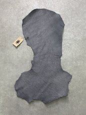 画像1: エレファントレザー　グレー　ゾウ革　象革　エキゾチックレザー (1)
