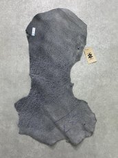 画像5: エレファントレザー　グレー　ゾウ革　象革　エキゾチックレザー (5)