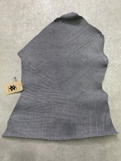 画像2: エレファントレザー　グレー　ゾウ革　象革　エキゾチックレザー (2)