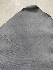 画像3: エレファントレザー　グレー　ゾウ革　象革　エキゾチックレザー (3)
