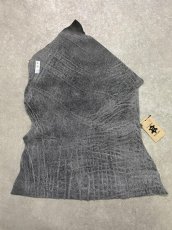 画像7: エレファントレザー　グレー　ゾウ革　象革　エキゾチックレザー (7)