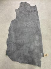 画像12: エレファントレザー　グレー　ゾウ革　象革　エキゾチックレザー (12)