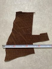 画像3: エレファントレザー　ブラウン　ゾウ革　象革　エキゾチックレザー　ハギレ (3)