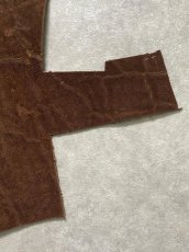 画像5: エレファントレザー　ブラウン　ゾウ革　象革　エキゾチックレザー　ハギレ (5)