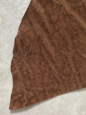 画像6: エレファントレザー　ブラウン　ゾウ革　象革　エキゾチックレザー　ハギレ (6)