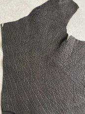 画像5: エレファントレザー　ブラック　ゾウ革　象革　エキゾチックレザー (5)