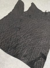 画像2: エレファントレザー　ブラック　ゾウ革　象革　エキゾチックレザー (2)