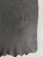 画像8: エレファントレザー　ブラック　ゾウ革　象革　エキゾチックレザー (8)