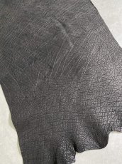 画像3: エレファントレザー　ブラック　ゾウ革　象革　エキゾチックレザー (3)