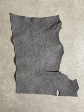 画像1: エレファントレザー　グレー　ゾウ革　象革　エキゾチックレザー (1)
