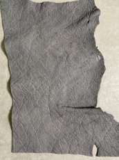 画像2: エレファントレザー　グレー　ゾウ革　象革　エキゾチックレザー (2)