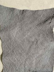 画像3: エレファントレザー　グレー　ゾウ革　象革　エキゾチックレザー (3)