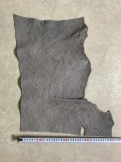 画像8: エレファントレザー　グレー　ゾウ革　象革　エキゾチックレザー (8)