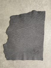 画像1: エレファントレザー　グレー　ゾウ革　象革　エキゾチックレザー (1)