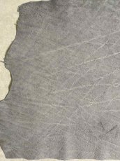 画像5: エレファントレザー　グレー　ゾウ革　象革　エキゾチックレザー (5)