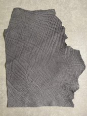 画像1: エレファントレザー　グレー　ゾウ革　象革　エキゾチックレザー (1)