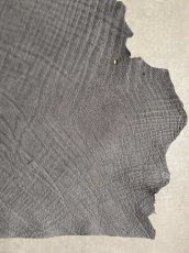 画像7: エレファントレザー　グレー　ゾウ革　象革　エキゾチックレザー (7)