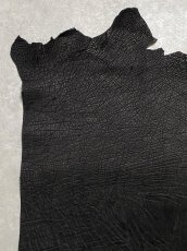 画像2: エレファントレザー　ブラック　ゾウ革　象革　エキゾチックレザー (2)